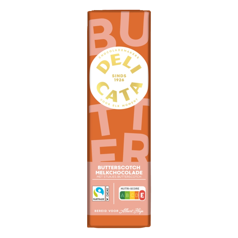 Reep melkchocolade butterscotch
