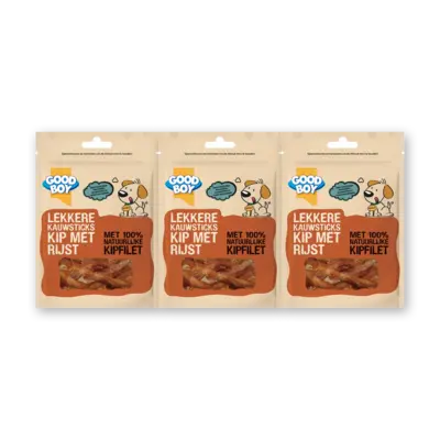 pdp-image-Good boy Lekkere kauwsticks kip met rijst 3-pack