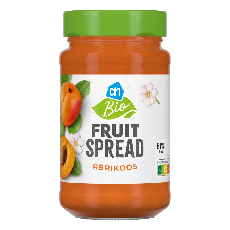 AH Biologisch Abrikoos fruitspread