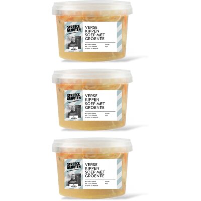 pdp-image-Streeckgenoten Kippensoep met groente 3-pack