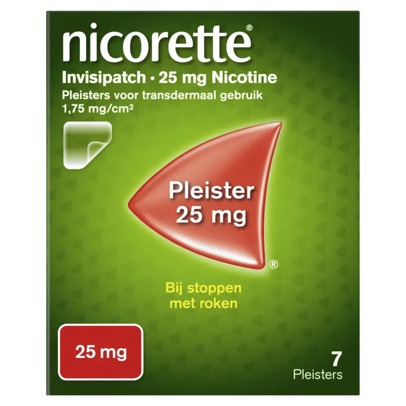 Nicorette Nicotine invisipatch pleister 25mg