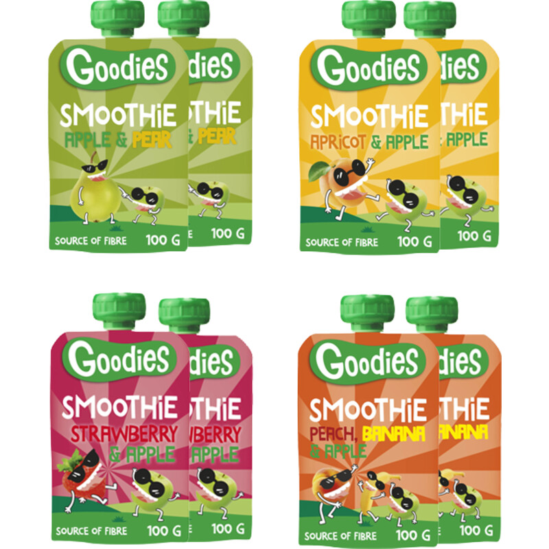 Een afbeelding van Goodies Knijpfruit Smoothie pakket 3+