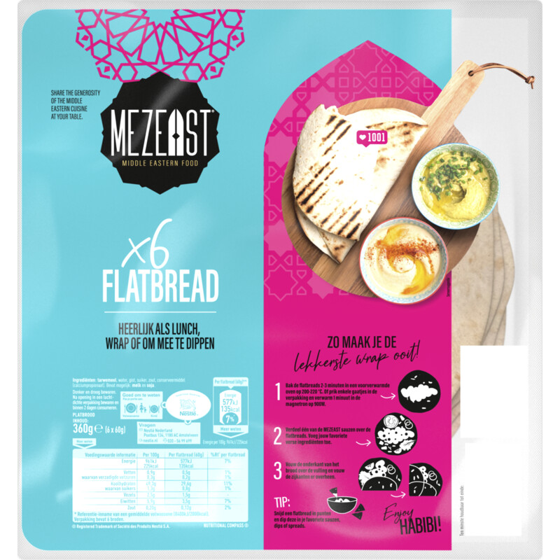 Een afbeelding van Mezeast Flatbread