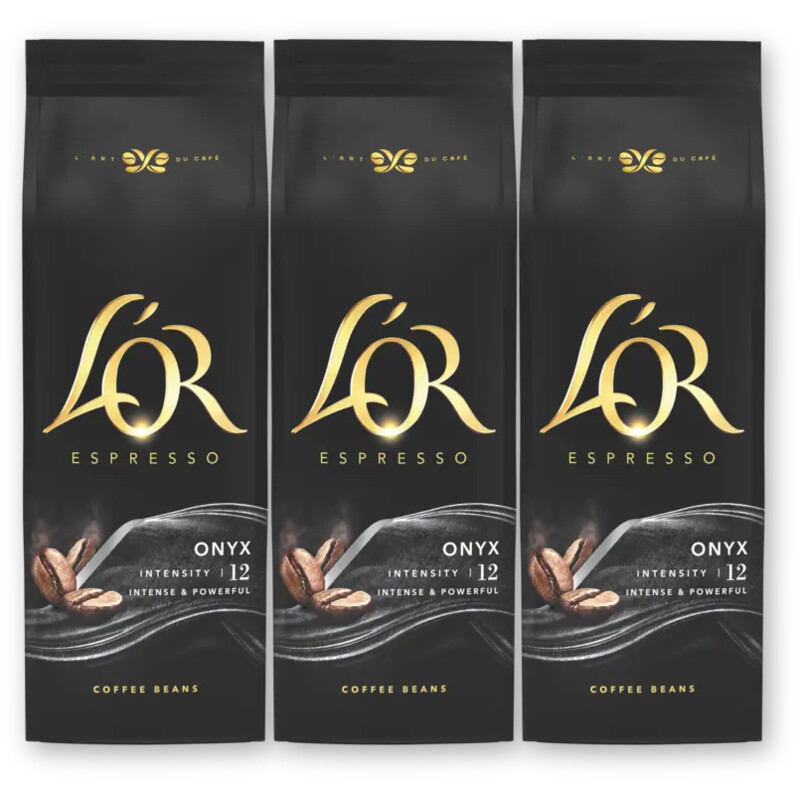 L'OR Espresso onyx koffiebonen 3-pack