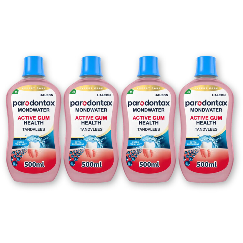 Parodontax Mondwater extra fresh 4-pack