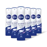 NIVEA Protect & care deodorant spray 6-pack