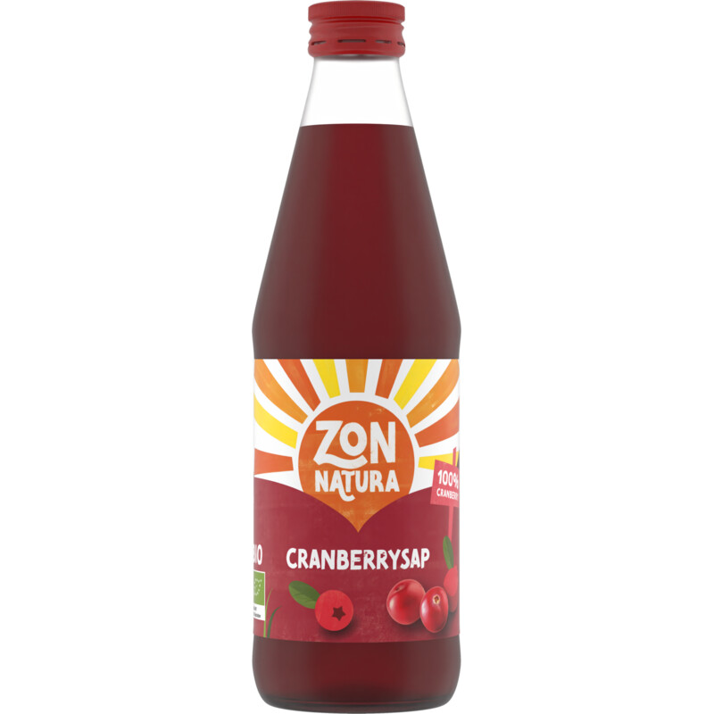 Een afbeelding van Zonnatura Cranberrysap