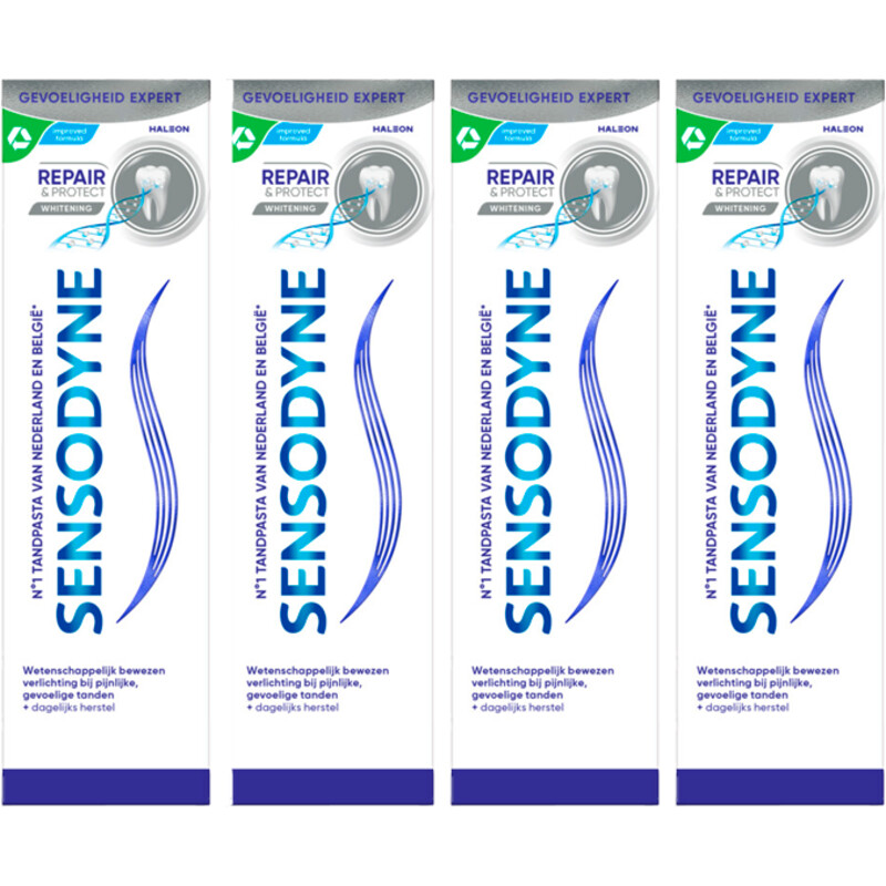 Een afbeelding van Sensodyne Repair & Protect whitening 4-pack