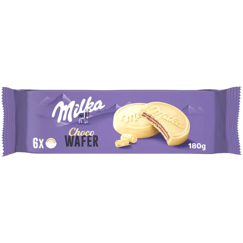 Choco Wafer Koekjes met Witte Chocolade 6 Stuks
