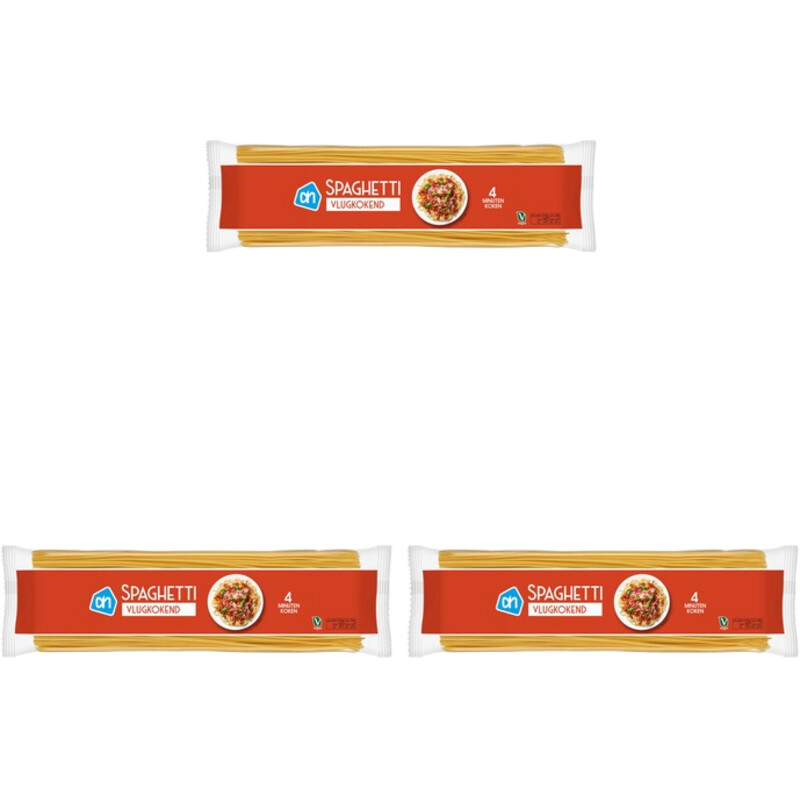 Een afbeelding van AH Spaghetti vlugkokend 3-pack