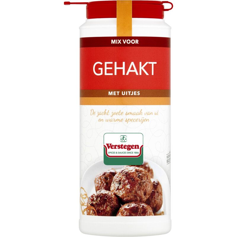Een afbeelding van Verstegen Kruidenmix voor gehakt met uitjes