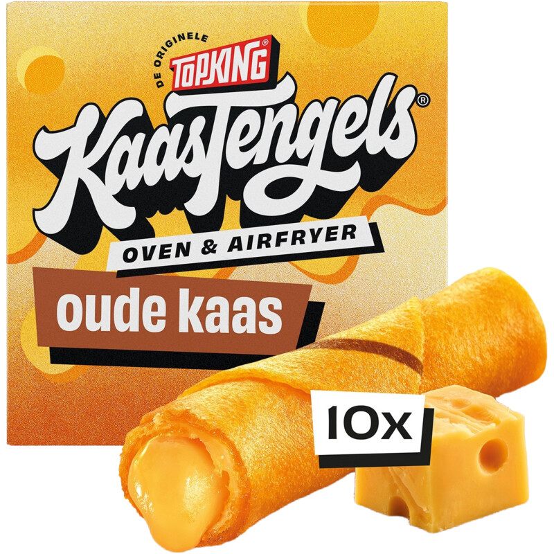 Een afbeelding van Topking Kaastengels oven & airfryer oude kaas