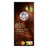 Delicata Reep 85% cacao groene thee gember