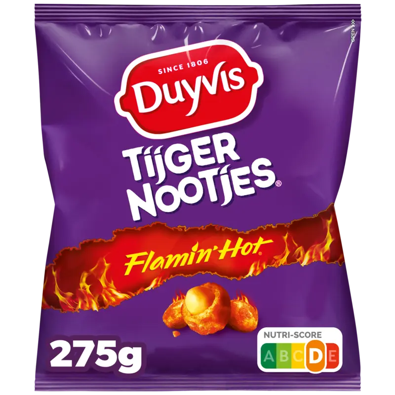 Duyvis Tijgernootjes flamin hot