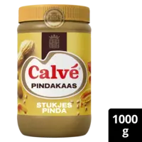 Calvé Pindakaas met stukjes pinda
