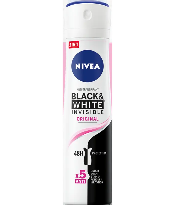 NIVEA Black & white original deodorant spray