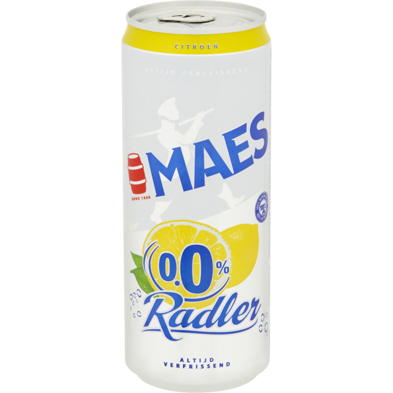 Een afbeelding van Maes Radler lemon zero 0.0% bel