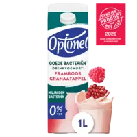 Optimel Goede bacteriën drinkyoghurt framboos