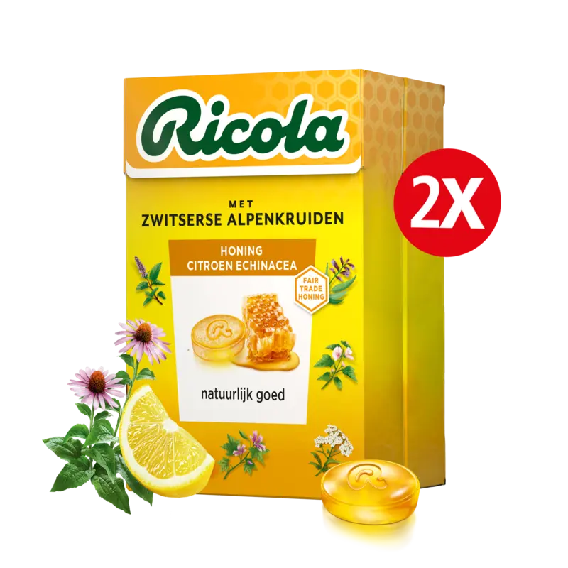 Ricola Honing citroen echinacea 2-pack