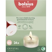 Een afbeelding van Bolsius Waxinelichtjes clear cup 6 uur
