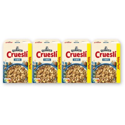 pdp-image-Quaker Cruesli 4 nuts value pack 4-pack
