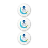 NIVEA Soft hydraterende creme 3-pack