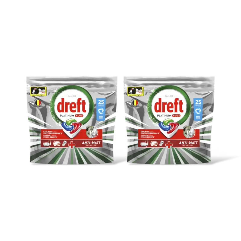 Dreft Platinum plus vaatwastabletten orig 2pk