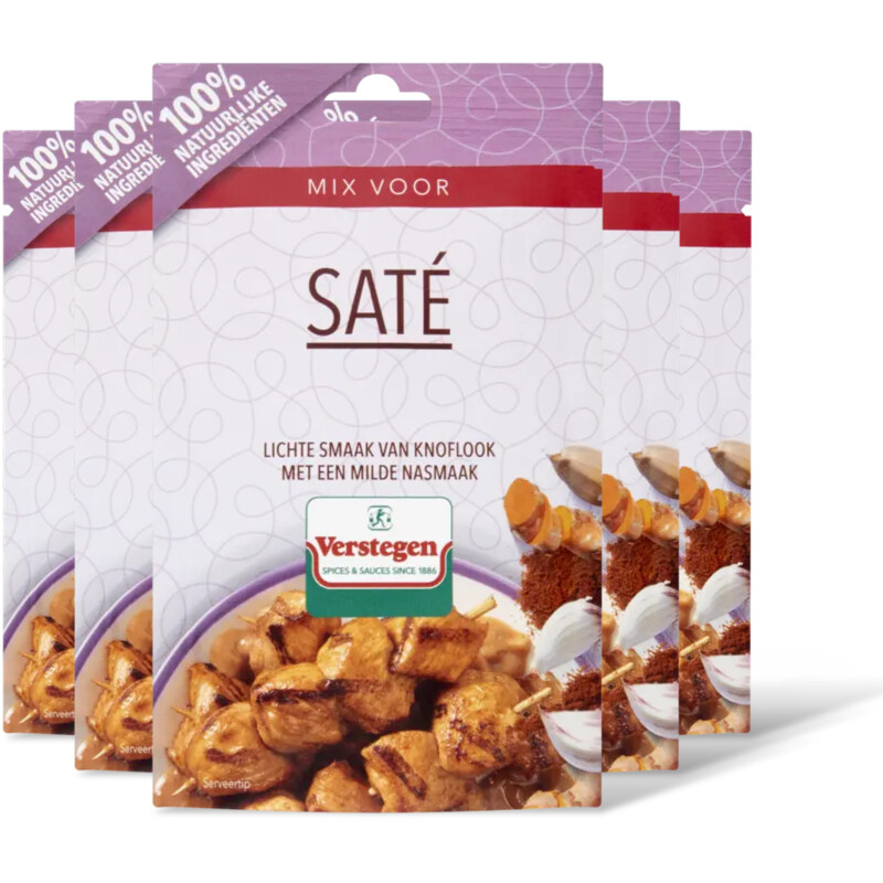 Verstegen Kruidenmix voor saté 5-pack