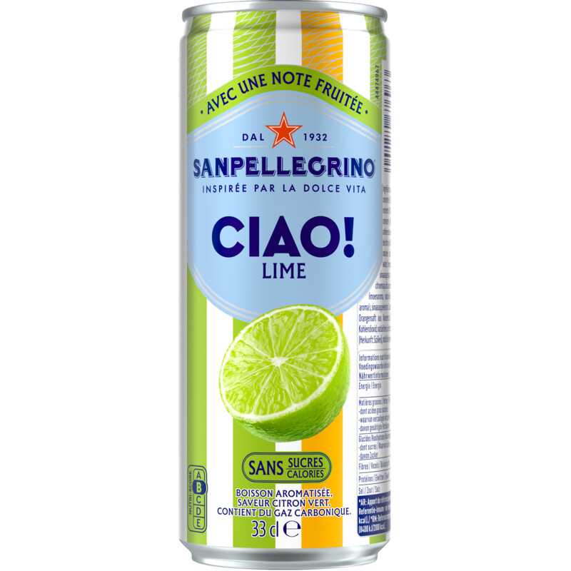 S. Pellegrino Ciao lime