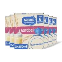 Nestlé Pyjamapapje aardbei 6m+ 6-pack