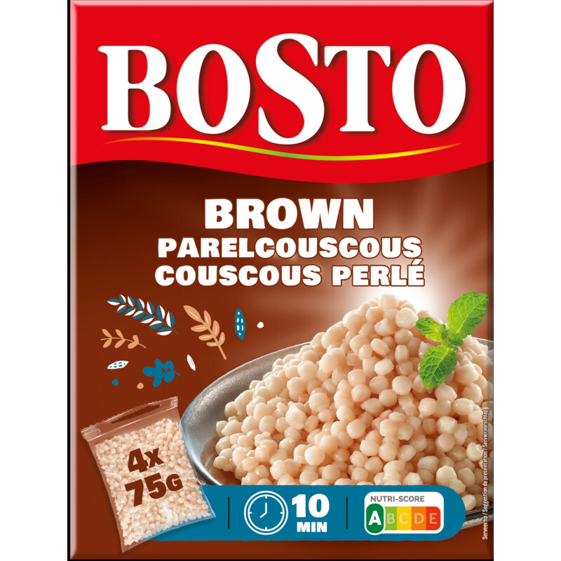 Een afbeelding van Bosto Brown parelcouscous bel