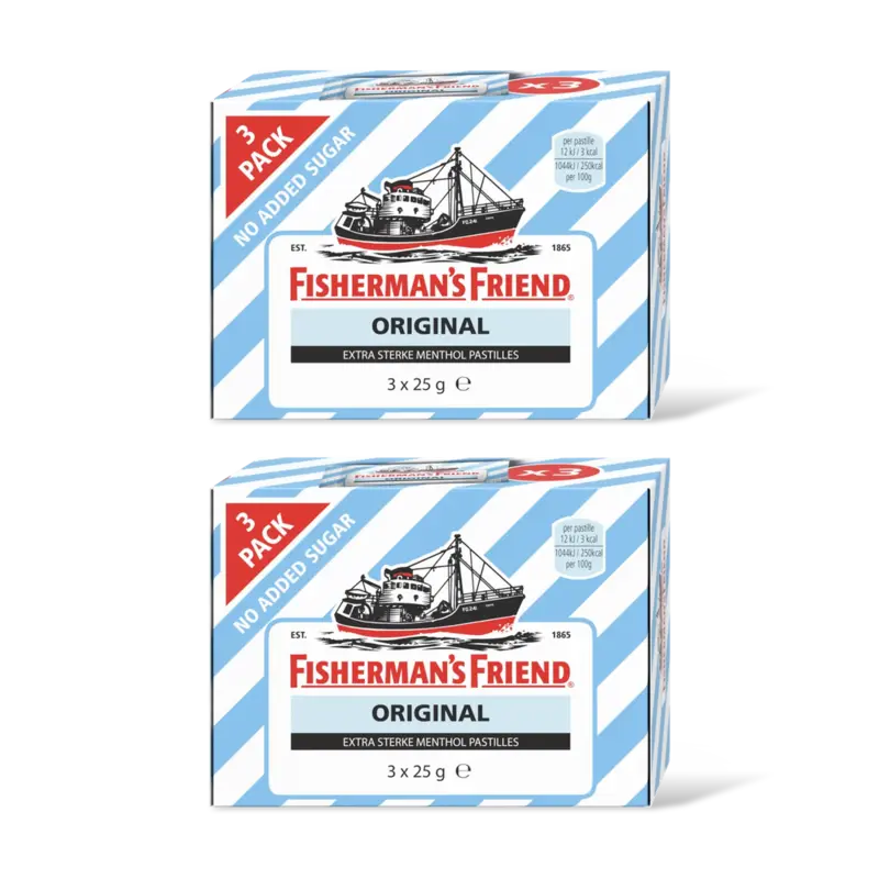 Fisherman's Friend Original suikervrij 2-pack