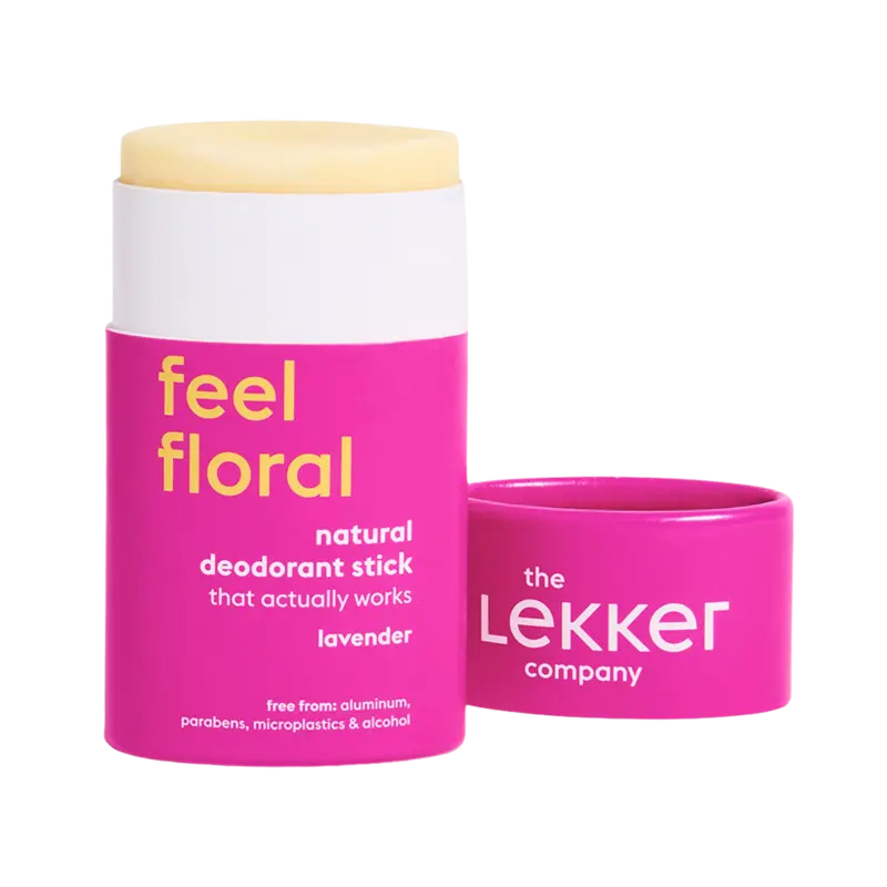 The Lekker Company Feel floral lavender deodorant stick