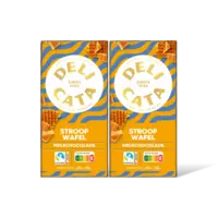 Delicata Reep melkchocolade stroopwafel 2-pack