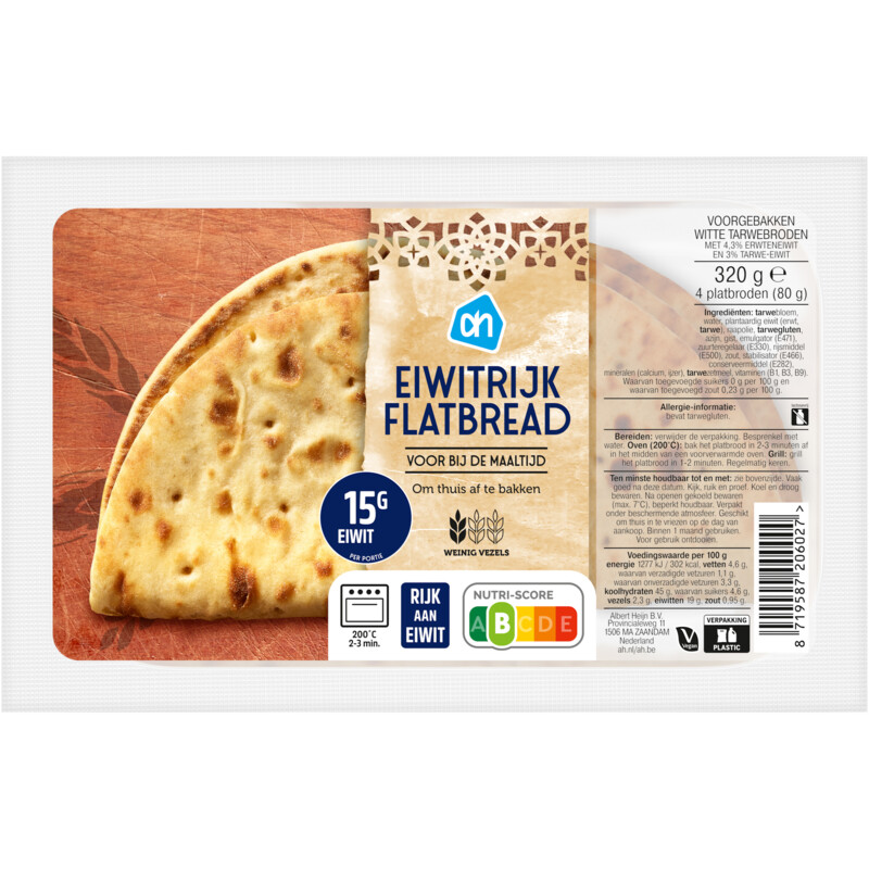 Een afbeelding van AH Eiwitrijk flatbread