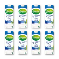 Campina Langlekker volle melk 8-pack