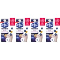 Optimel Drinkyoghurt protein bosbes vanil 4-pack