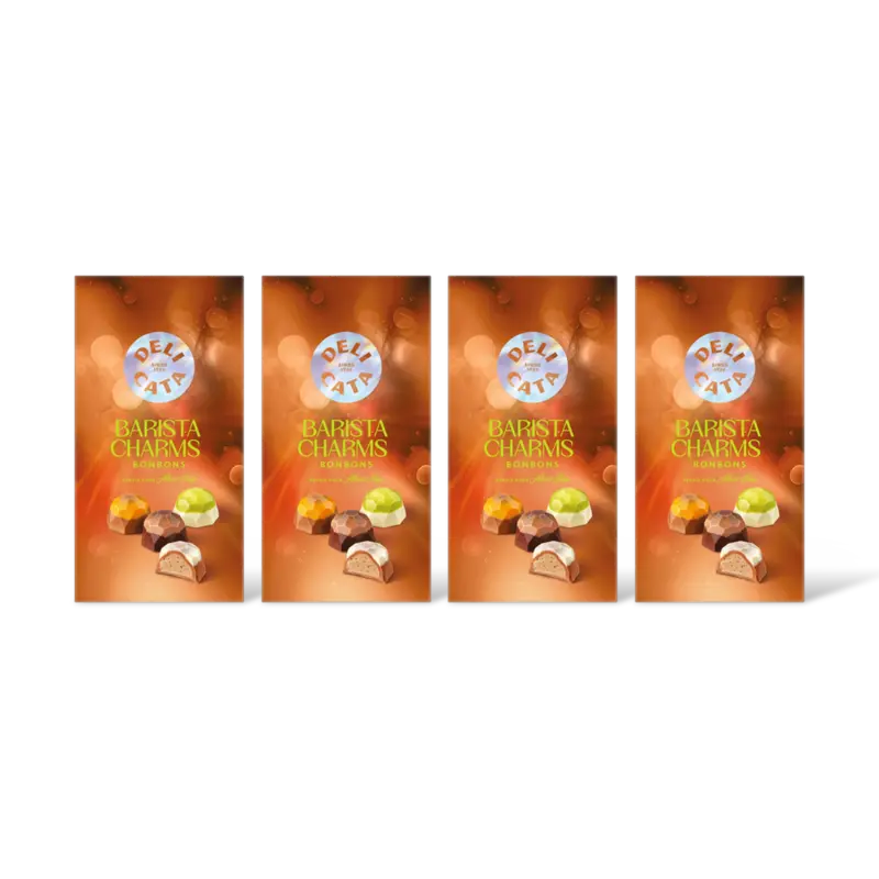 Delicata Barista charms bonbons 4-pack