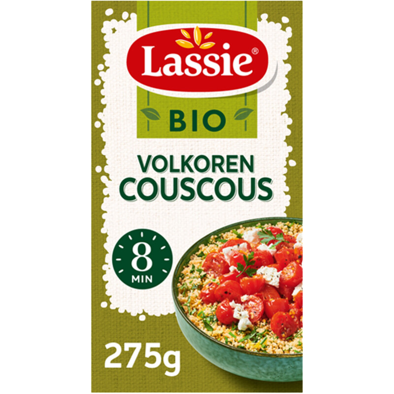 Een afbeelding van Lassie Bio volkoren couscous
