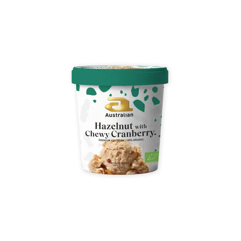 Australian Hazelnut with chewy cranberry