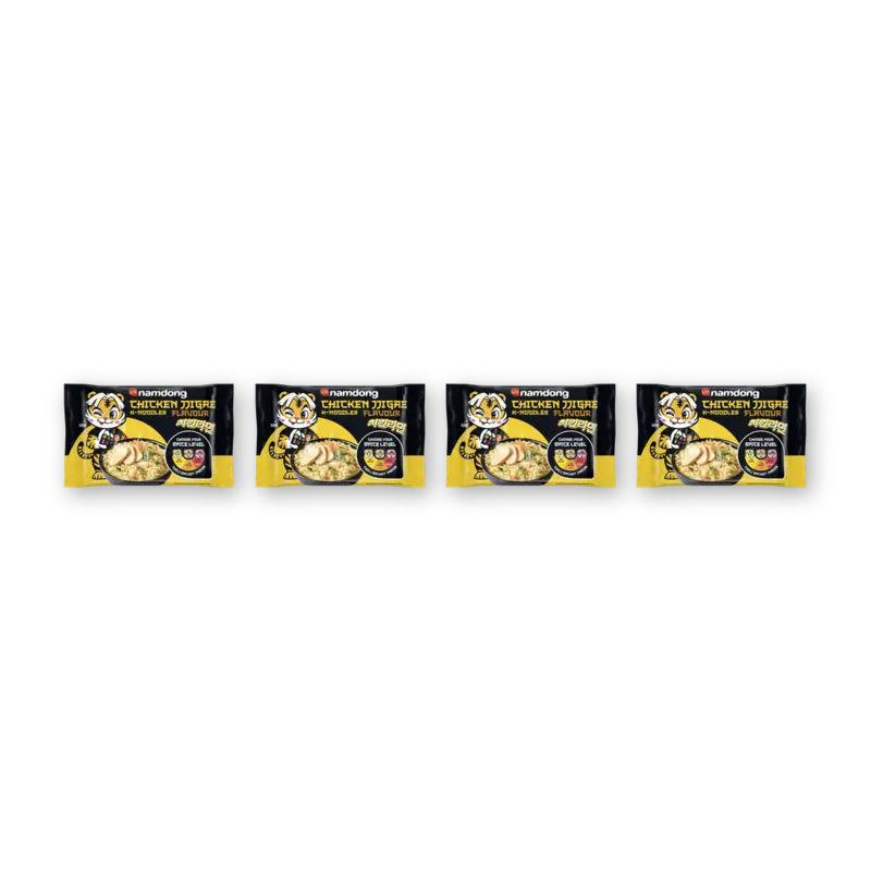Chicken jjigae k-noodles flavour 4-pack
