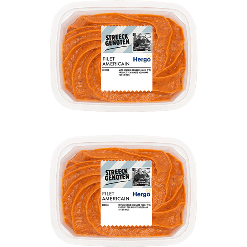Een afbeelding van Streeckgenoten Filet americain 2-pack