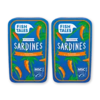 Fish Tales Sardines in harissa 2-pack