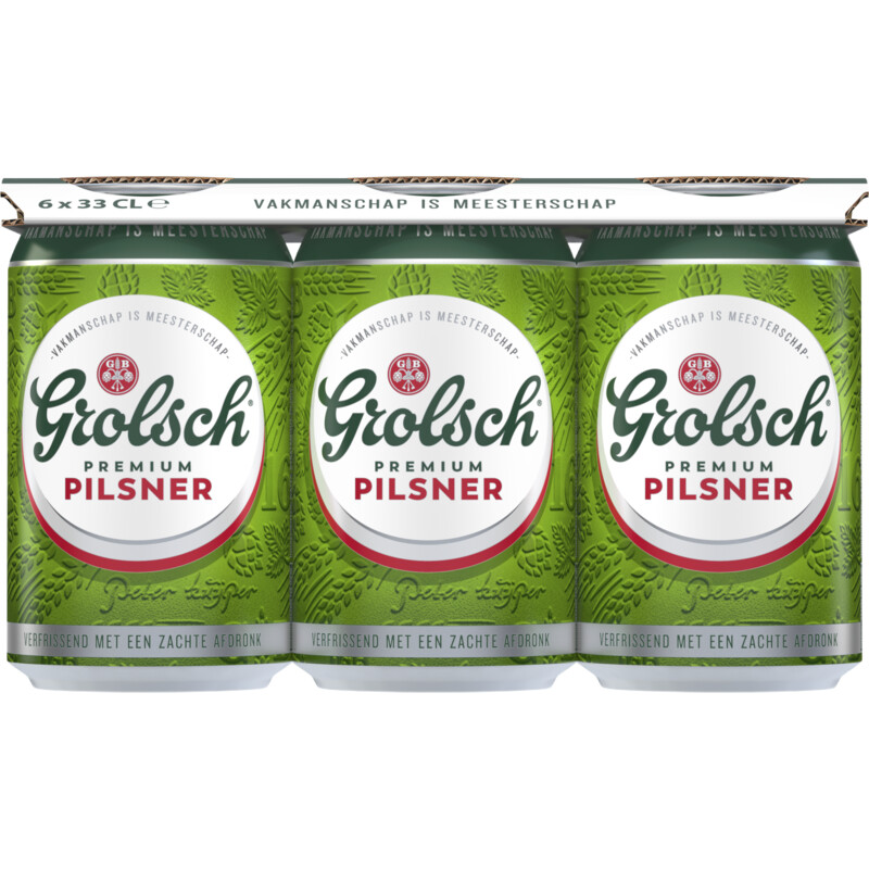 Grolsch Premium pilsner bier 6-pack