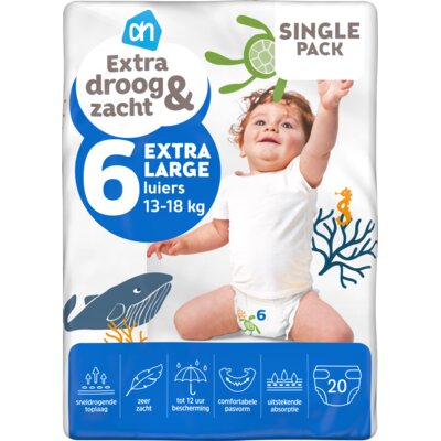 pdp-image-AH Extra droog en zacht luiers maat 6