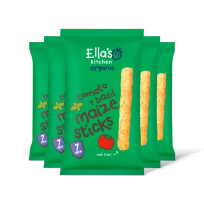 pdp-image-Ella's kitchen Maize sticks tomaat basilicum 7m+ 5-pack