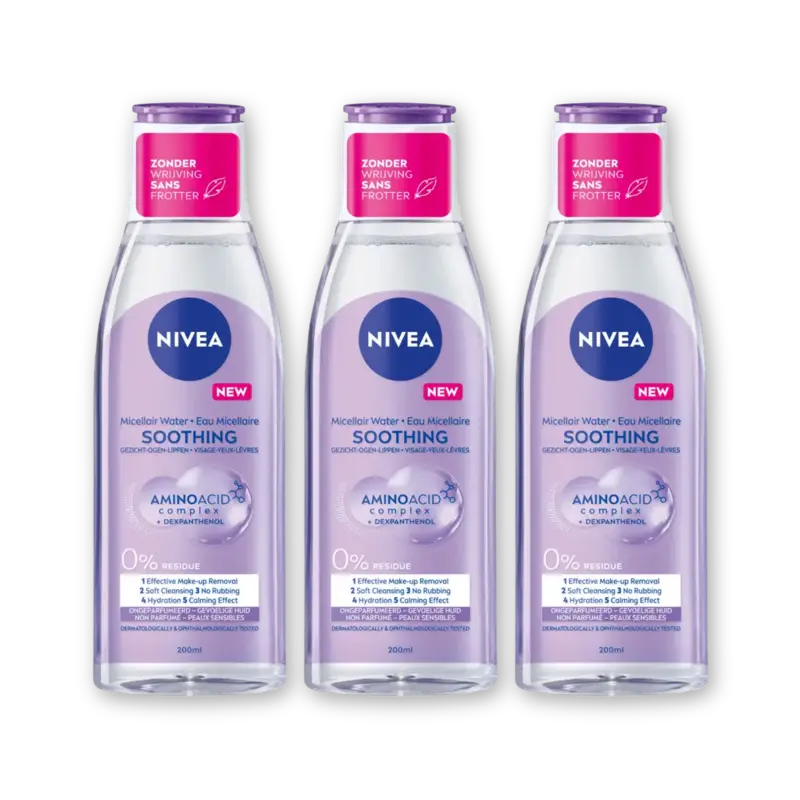 NIVEA Micellair water gevoelige huid 3-pack
