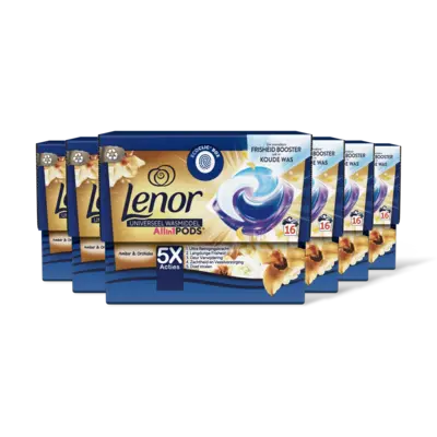 pdp-image-Lenor Pods goud orchidee wasmiddelcapsule 6pk