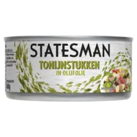 Statesman Tonijn stukken in olijfolie
