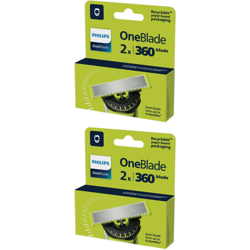 Een afbeelding van Philips Oneblade 360 QP420/50 4-pack